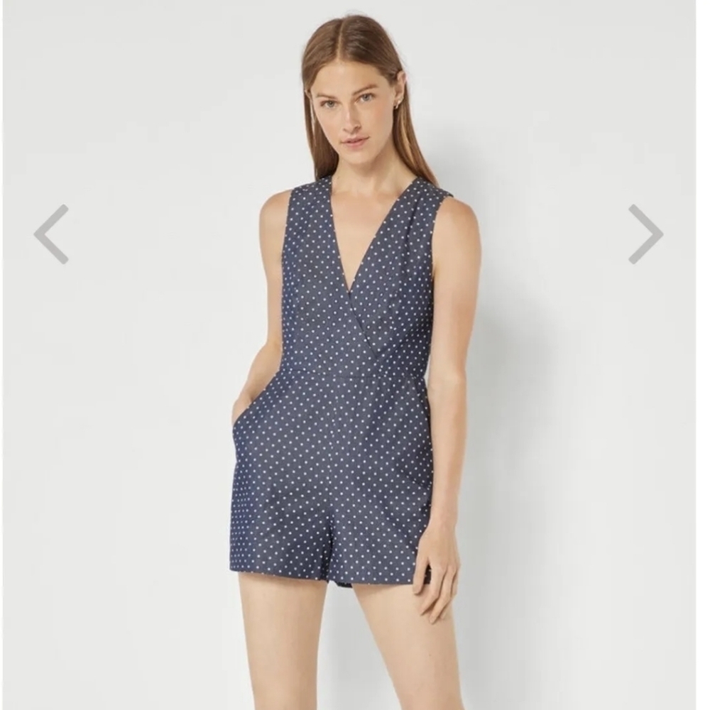 BCBG Maxazria Polka Dot Romper Size 10 ($178) NWOT